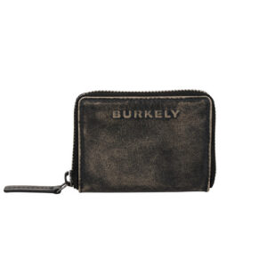 Burkely Distress Deon Small Zip Around Wallet Zwart