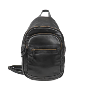 Bear Design Leren Rugzakje 'Joy' Black
