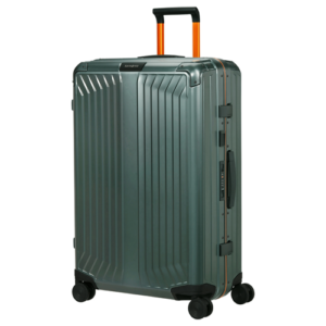 Samsonite Lite-Box Alu Spinner 76 Grote Koffer – Sage/Orange
