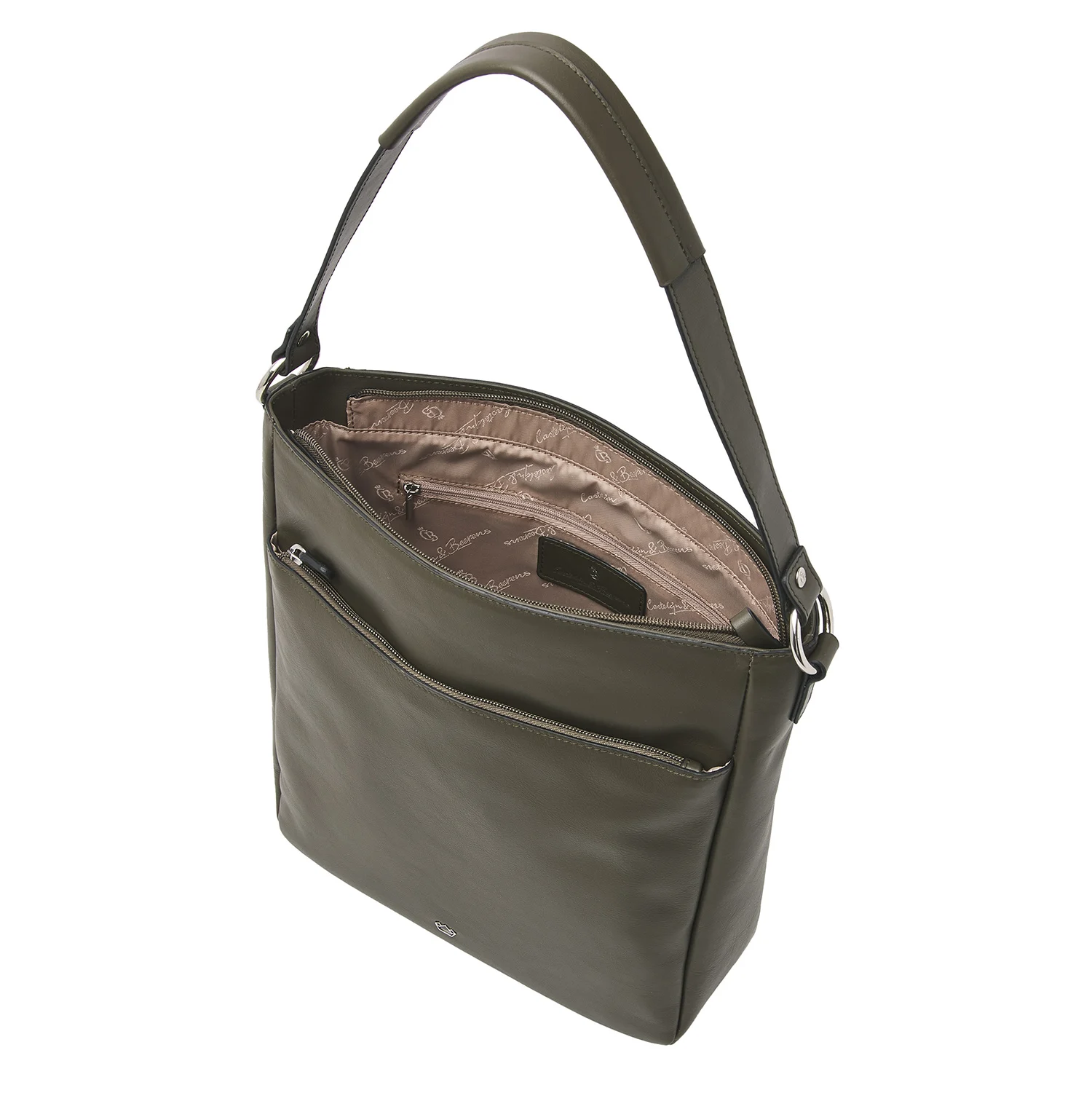 Castelijn & Beerens Babette Nappa Hobo Groen - Afbeelding 7