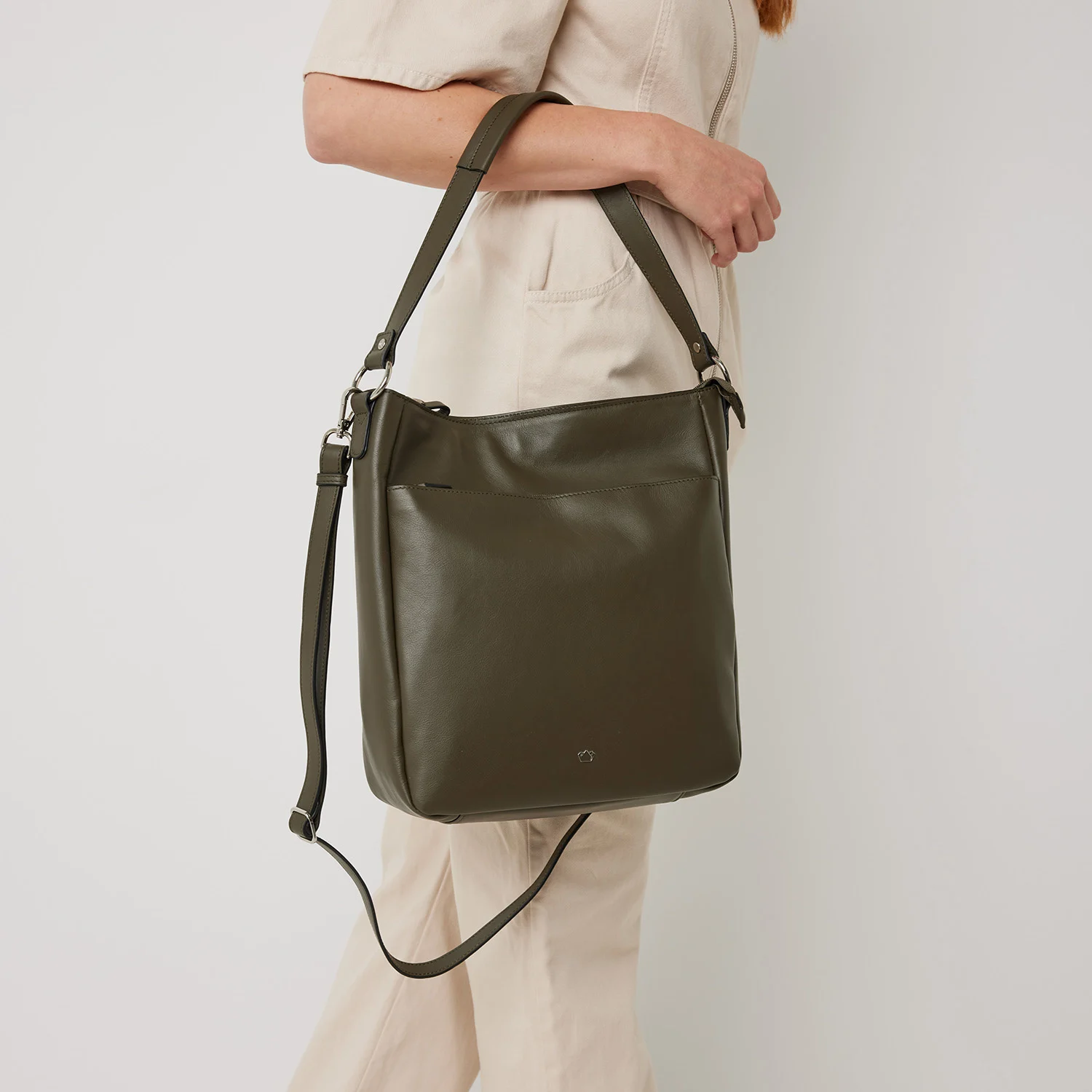 Castelijn & Beerens Babette Nappa Hobo Groen - Afbeelding 9