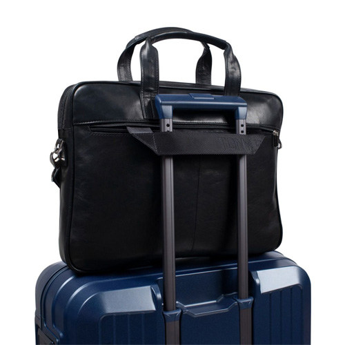 Tony Perotti Vegetale Leren Laptoptas 15 inch – Zwart - Afbeelding 3