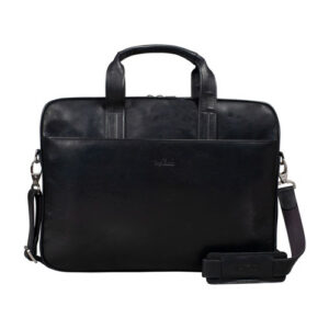Tony Perotti Vegetale Leren Laptoptas 15 inch – Zwart