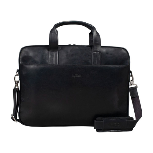 Tony Perotti Vegetale Leren Laptoptas 15 inch – Zwart