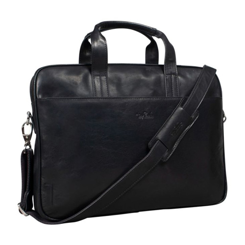 Tony Perotti Vegetale Leren Laptoptas 15 inch – Zwart - Afbeelding 2