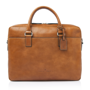 Castelijn & Beerens Peter Leren Laptoptas 15,6 inch RFID – Lichtbruin