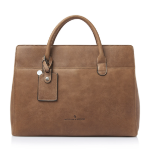 Castelijn & Beerens Carisma Leren Laptoptas 15,6 inch RFID – Cognac