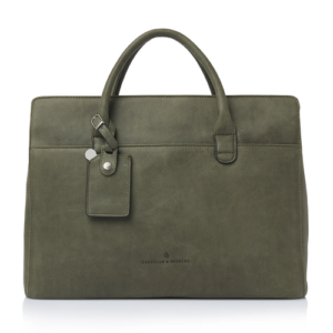 Castelijn & Beerens Carisma Leren Laptoptas 15,6 inch RFID – Groen